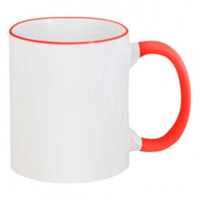 Цвет Красный, Чашки двухцветные 06923 - Moda Print