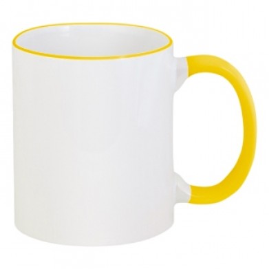 Цвет Желтый, Чашки двухцветные 06923 - Moda Print