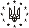 Герб України, зірочки навколо