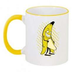 Чашка двухцветная Бананчик - Moda Print