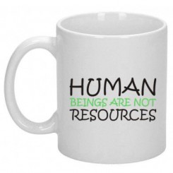  Human beings are not resources - Moda Print