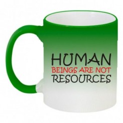 - Human beings are not resources - Moda Print