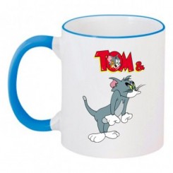 Чашка двухцветная Том и джерри - Moda Print